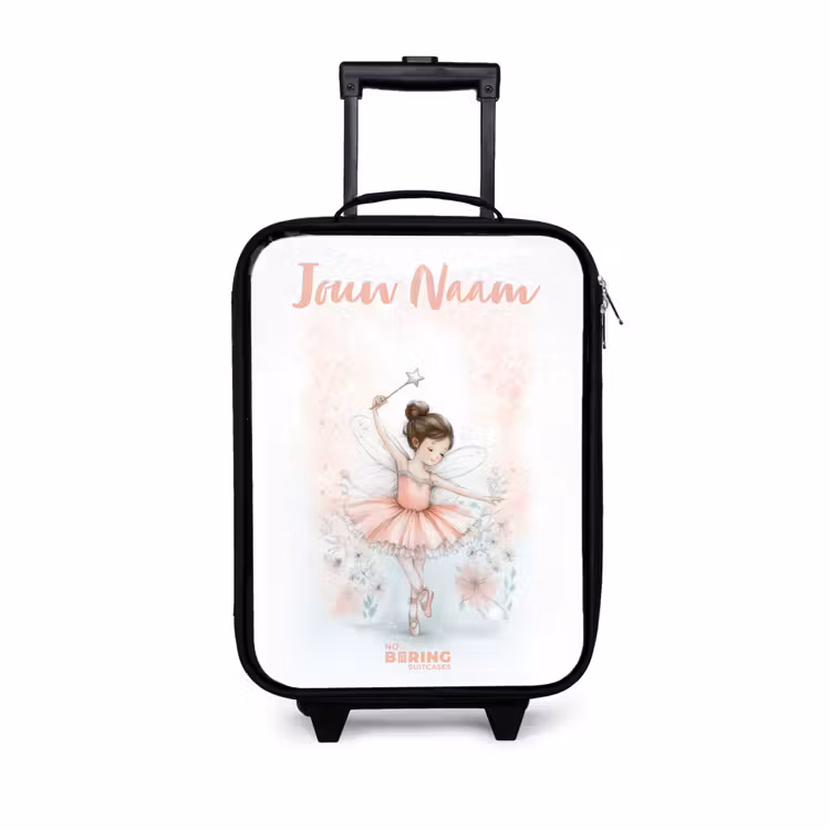 Kinderkoffer met naam - Ballerina - Elf - Fee — 1