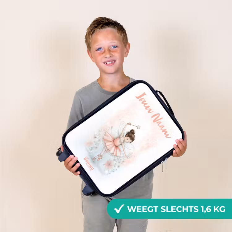 Kinderkoffer met naam - Ballerina - Elf - Fee — 3