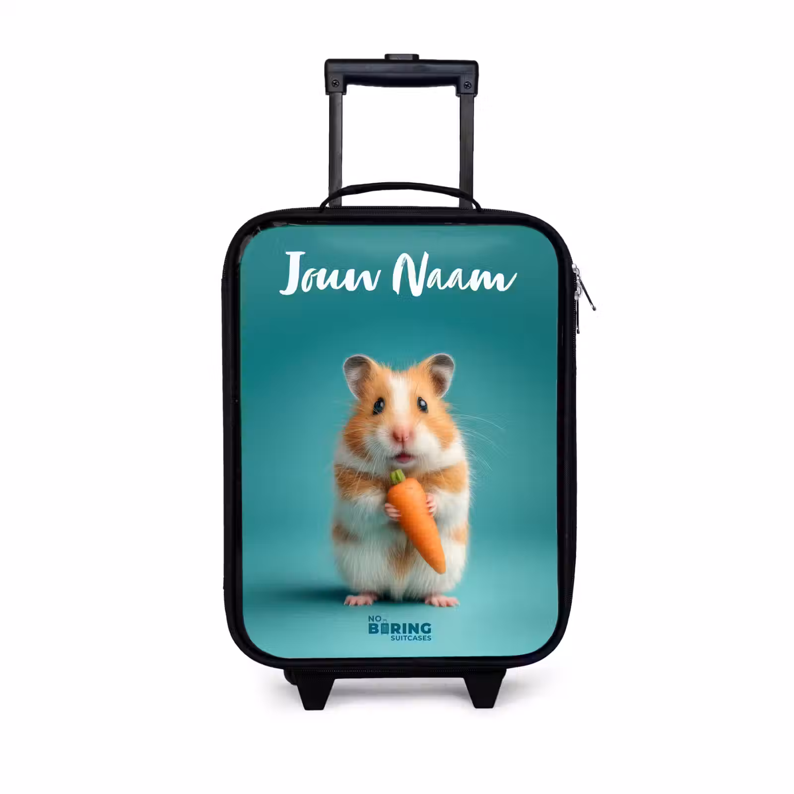 Kinderkoffer met naam - Hamster - Wortel - Dier — 1