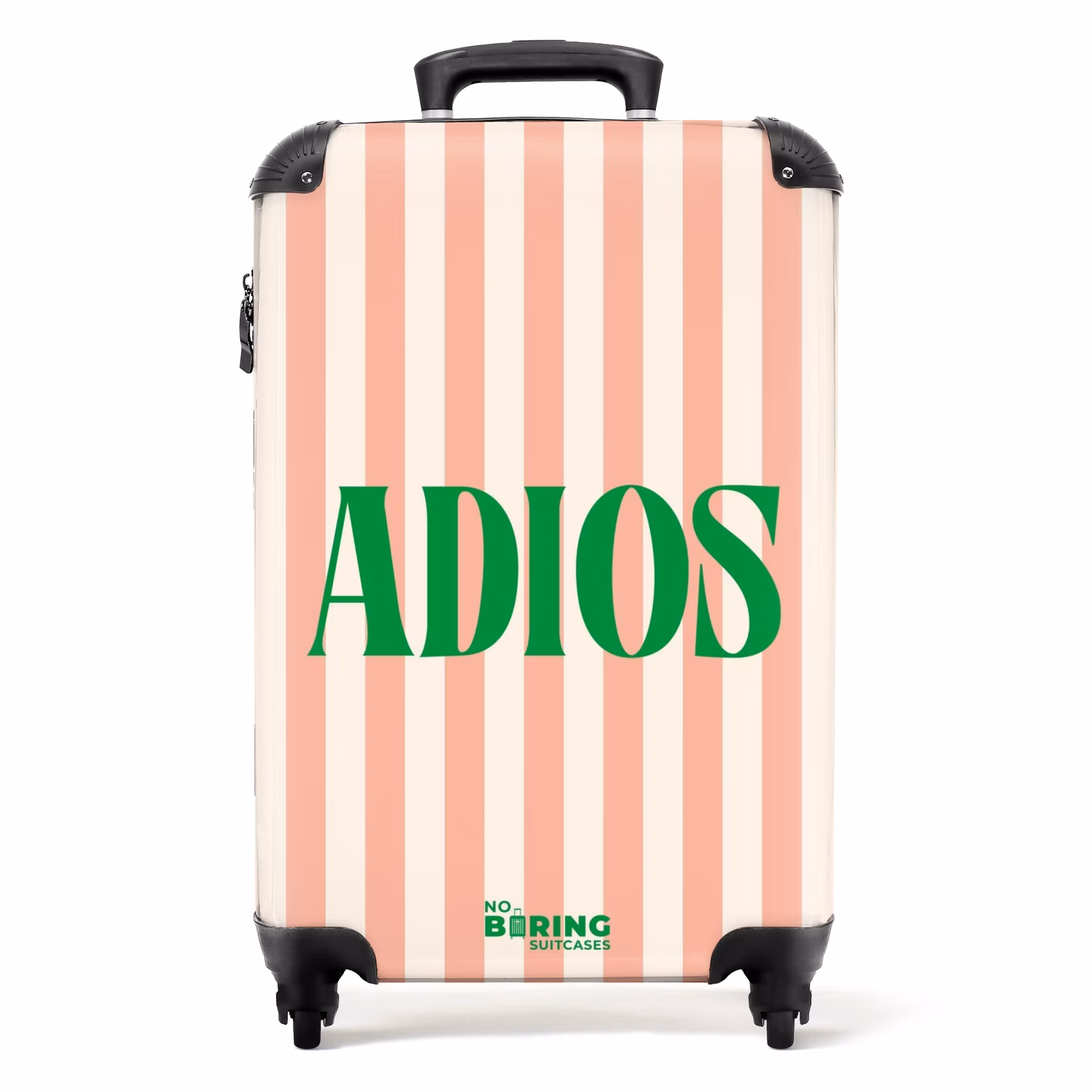Koffer - Quotes - Adios zalmroze en roomwit — 1