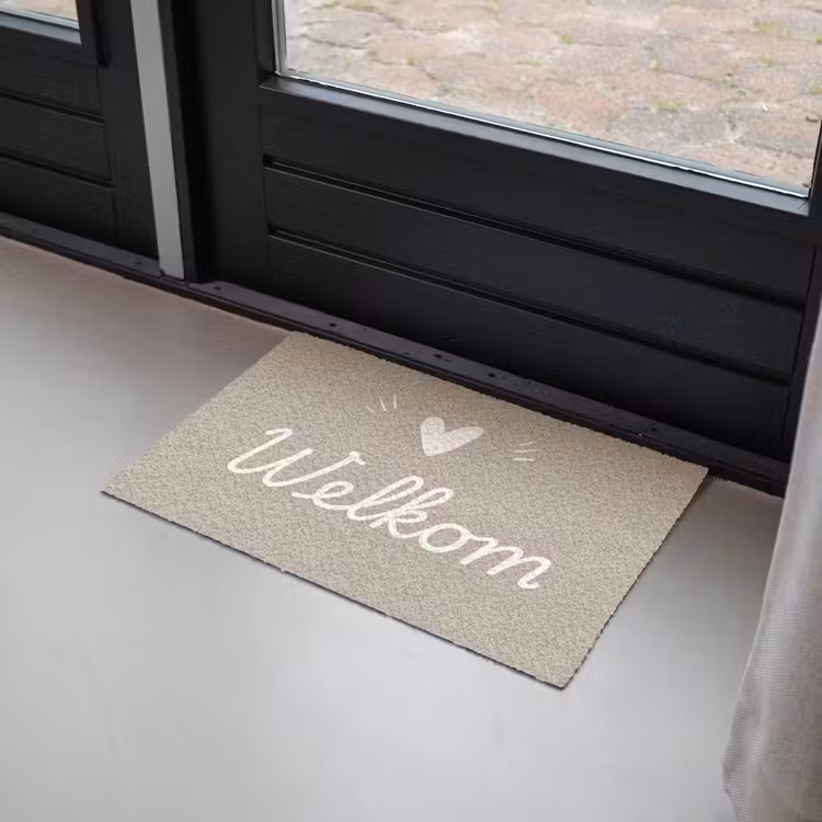 Deurmat - Welkom - Beige — 2