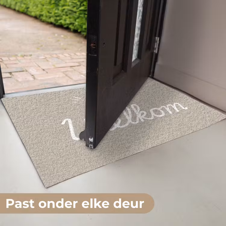 Deurmat - Welkom - Beige — 7