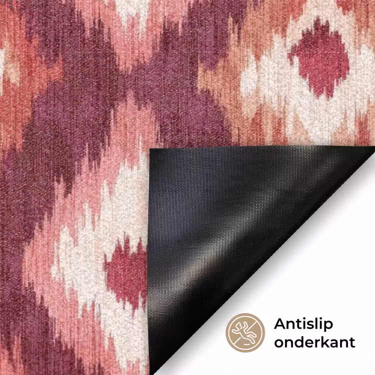 Deurmat - Diamantvormen - Roze - Patroon - Textuur — 6