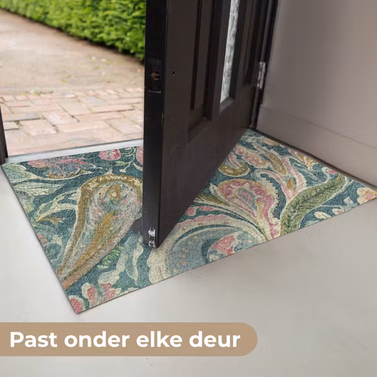 Deurmat - Patroon - Kleurrijk - Sierlijk - Groen — 7