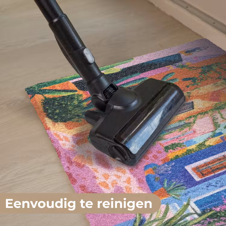 Deurmat - Geel - Blauw - Oranje - Huis — 9
