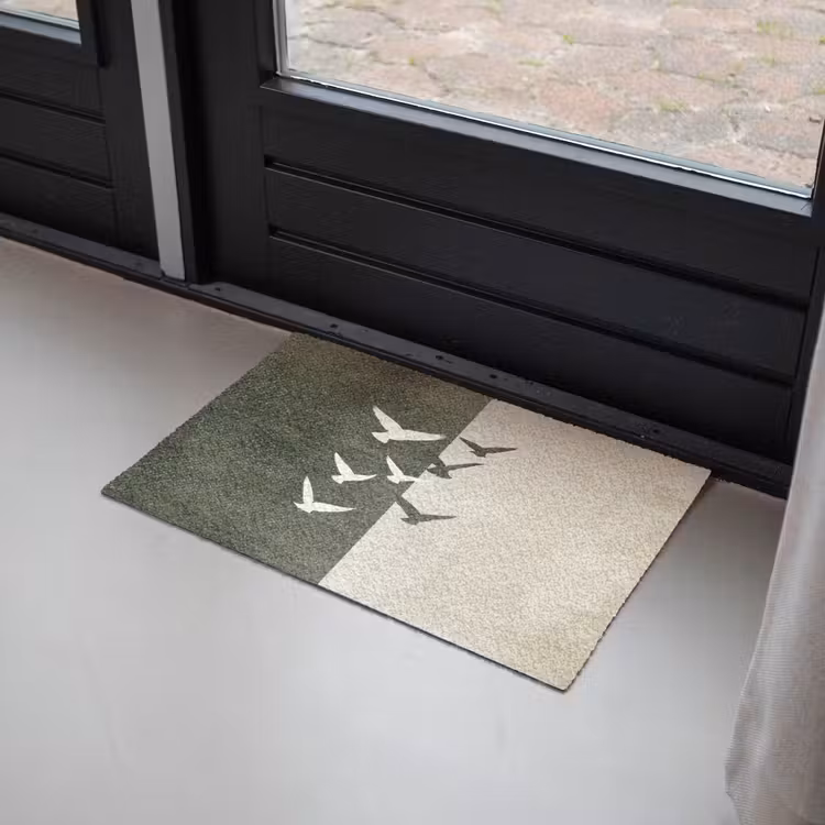 Deurmat - Japandi - Vogel - Groen — 2