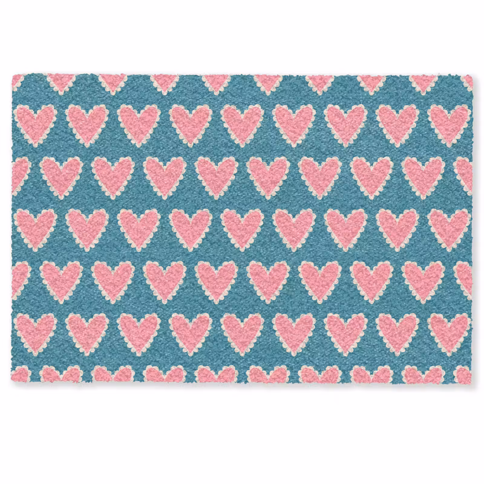Deurmat - Retro - Hartjes - Patroon — 1