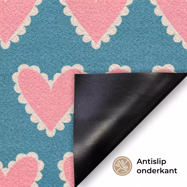 Deurmat - Retro - Hartjes - Patroon — 6