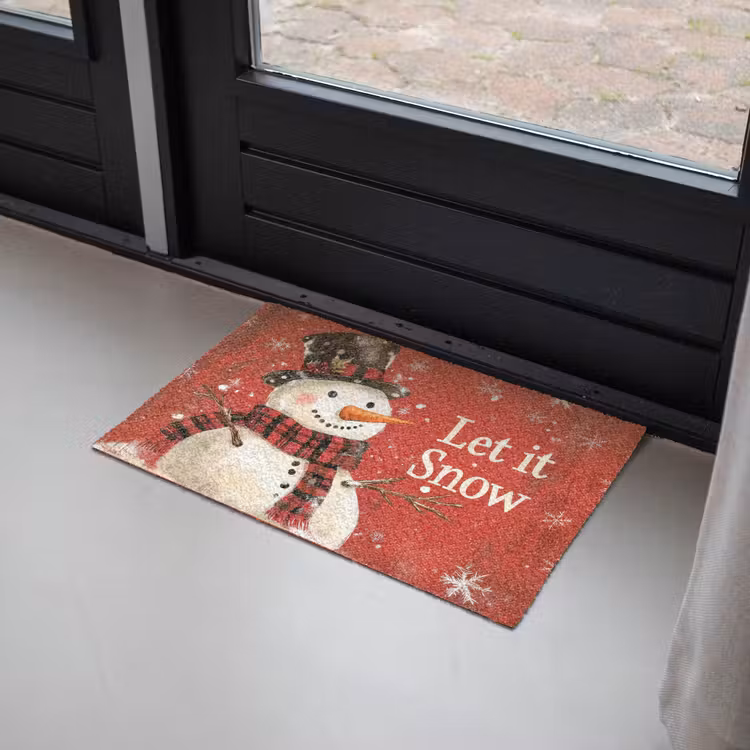 Deurmat - Sneeuwpret - Winter - Sneeuwpop — 2