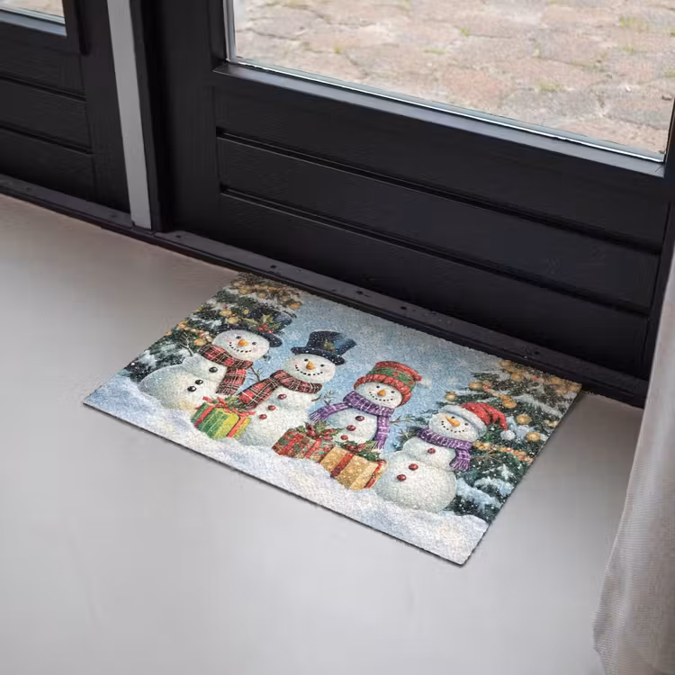 Deurmat - Vrolijk - Sneeuw - Kleurrijk — 2