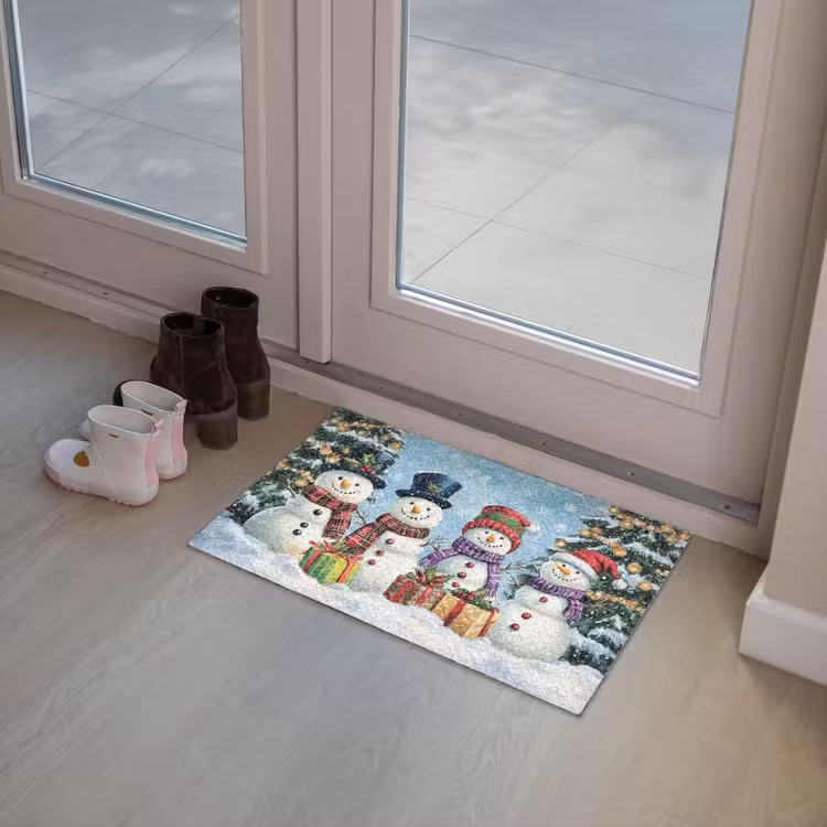 Deurmat - Vrolijk - Sneeuw - Kleurrijk — 8
