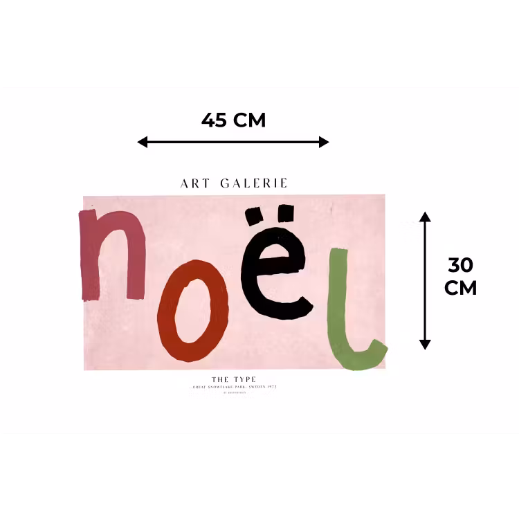 Placemat - 6 stuks - Kerstmis - Pastel - Noël - Roze — 2
