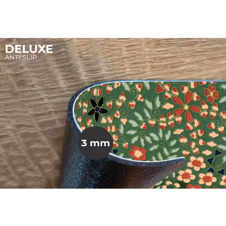 Placemat - 6 stuks - Bloemen - Groen - Kerstmis - Rood - Feestdagen — 3