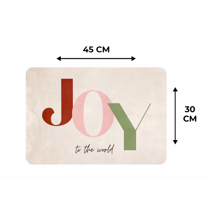 Placemat - 6 stuks - Quotes - Joy - Kerst - Feestdagen — 2