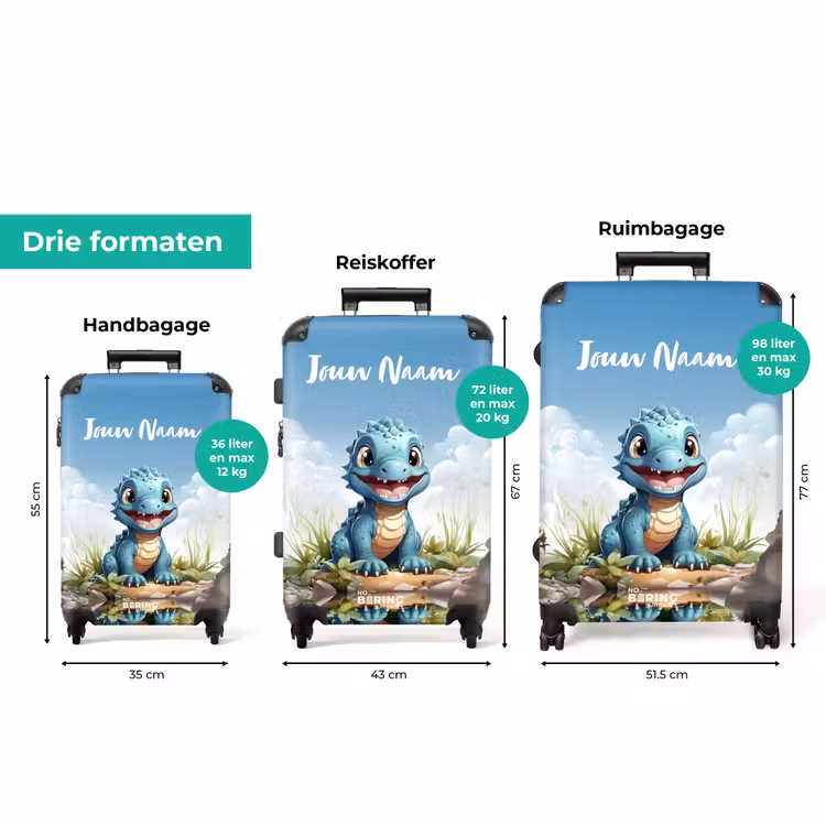 Koffer met naam - Darius Dino — 3