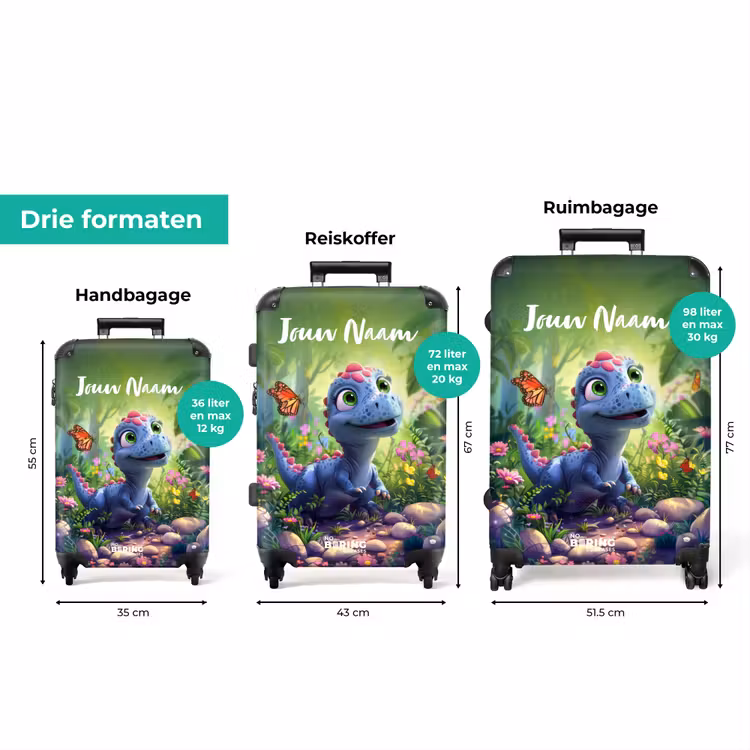 Koffer met naam - Donny Dino — 3