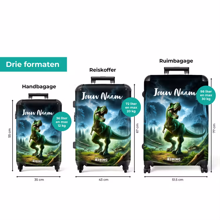 Koffer met naam - Junglosaurus — 3