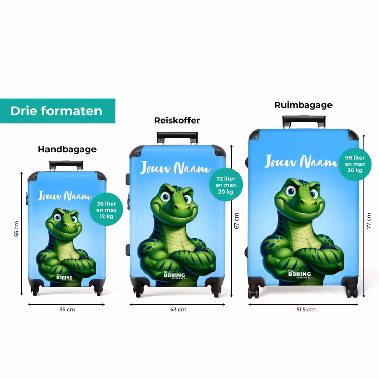 Koffer met naam - Spierbundelsaurus — 3