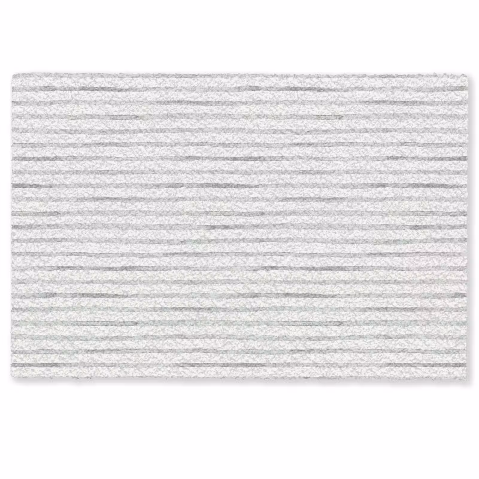 Deurmat - Aquarel - Strepen - Horizontaal - Grijs — 1