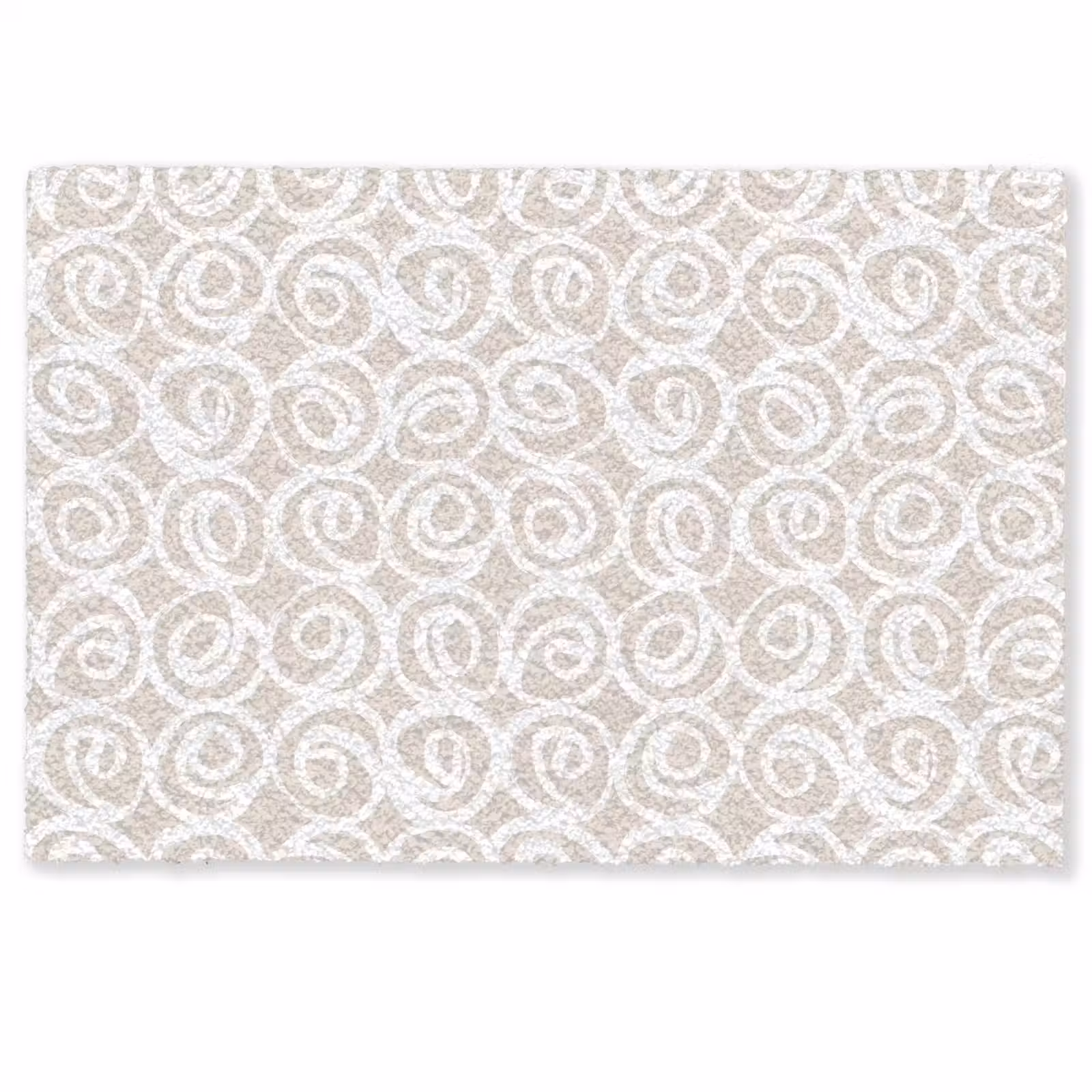 Deurmat - Beige - Patroon - Spiraal — 1