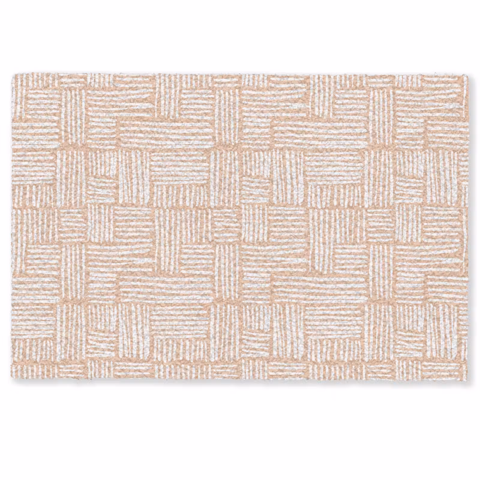 Deurmat - Strepen - Patroon - Terracotta — 1