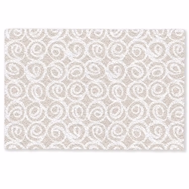 Deurmat - Beige - Patroon - Spiraal — 1