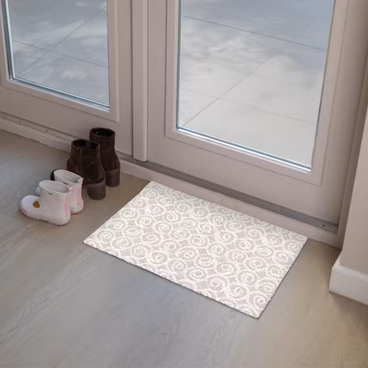 Deurmat - Beige - Patroon - Spiraal — 8