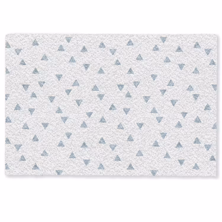 Deurmat - Blauw - Driehoek - Patroon — 1