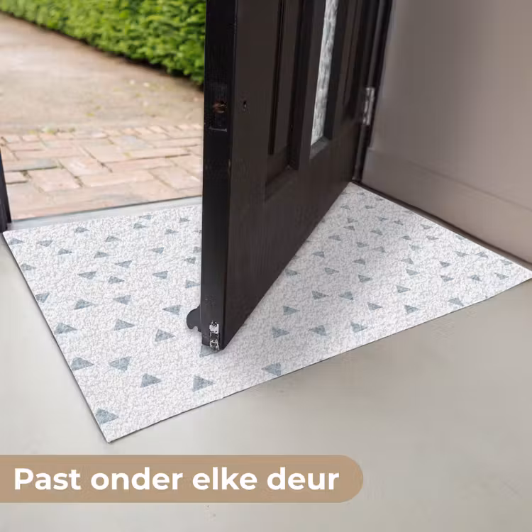 Deurmat - Blauw - Driehoek - Patroon — 7