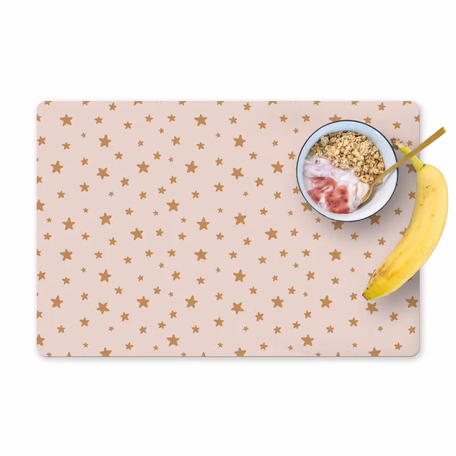 Placemat - 6 stuks - Sterren - Beige - Patronen - Kind — 1