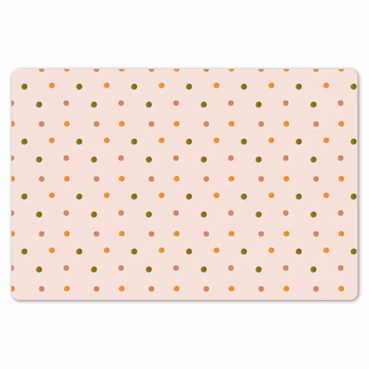 Placemat - 6 stuks - Stippen - Beige - Patronen - Kind — 7