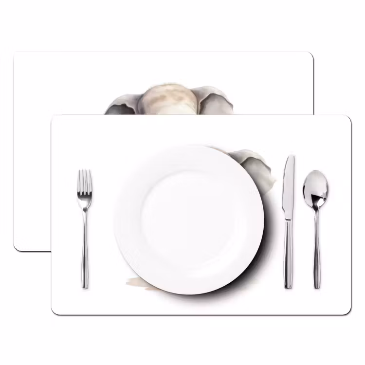 Placemat - 6 stuks - Olifant - Dieren - Kinderen - Watercolor — 2