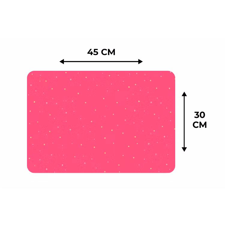 Placemat - 6 stuks - Roze - Pastel - Stippen — 3