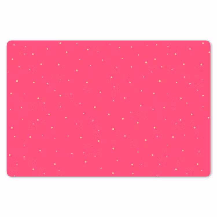 Placemat - 6 stuks - Roze - Pastel - Stippen — 7