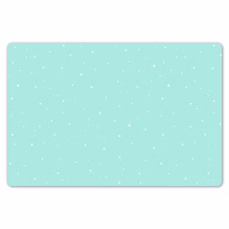 Placemat - 6 stuks - Blauw - Groen - Pastel - Stippen — 7