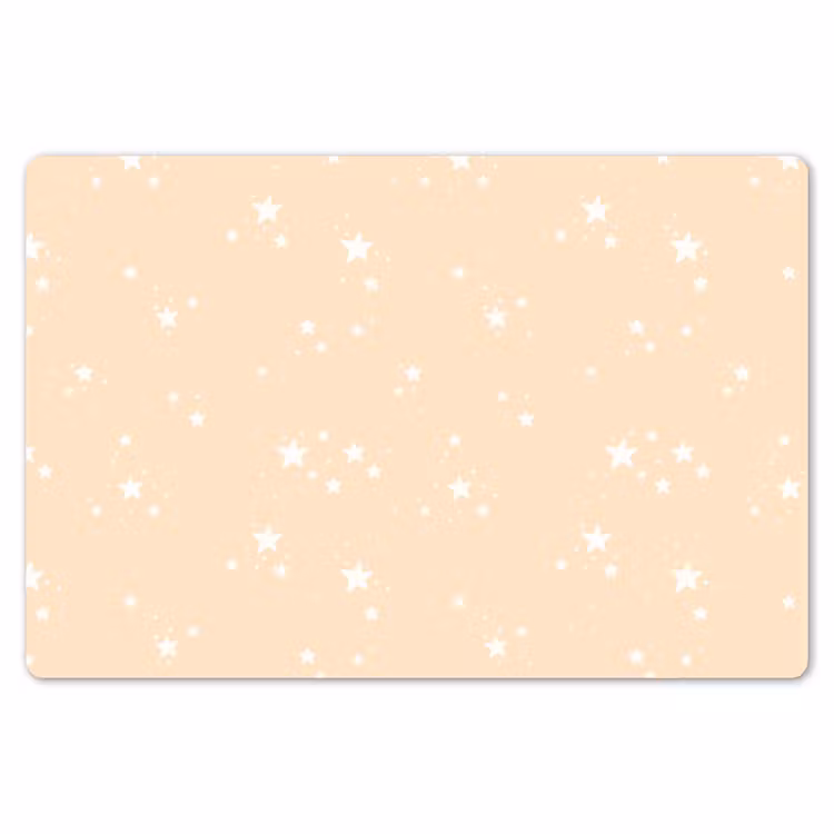 Placemat - 6 stuks - Sterren - Beige - Geel - Wit - Patronen — 7