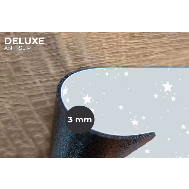 Placemat - 6 stuks - Sterren - Blauw - Grijs - Wit - Patronen — 4