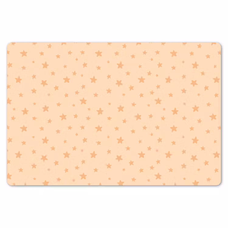 Placemat - 6 stuks - Sterren - Geel - Oranje - Patronen - Kind — 7