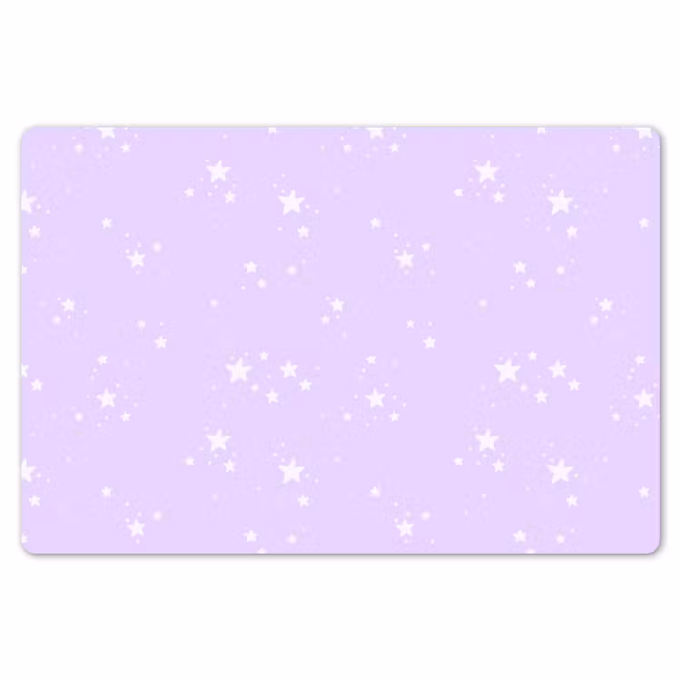 Placemat - 6 stuks - Sterren - Paars - Wit - Patronen — 7
