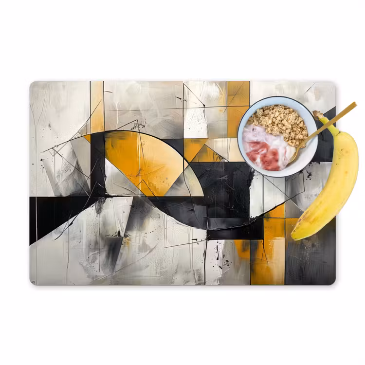 Placemat - 6 stuks - Abstract - Kunst - Geometrisch - Aesthetic — 1