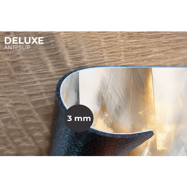 Placemat - 6 stuks - Kunst - Goud - Zilver - Abstract — 4