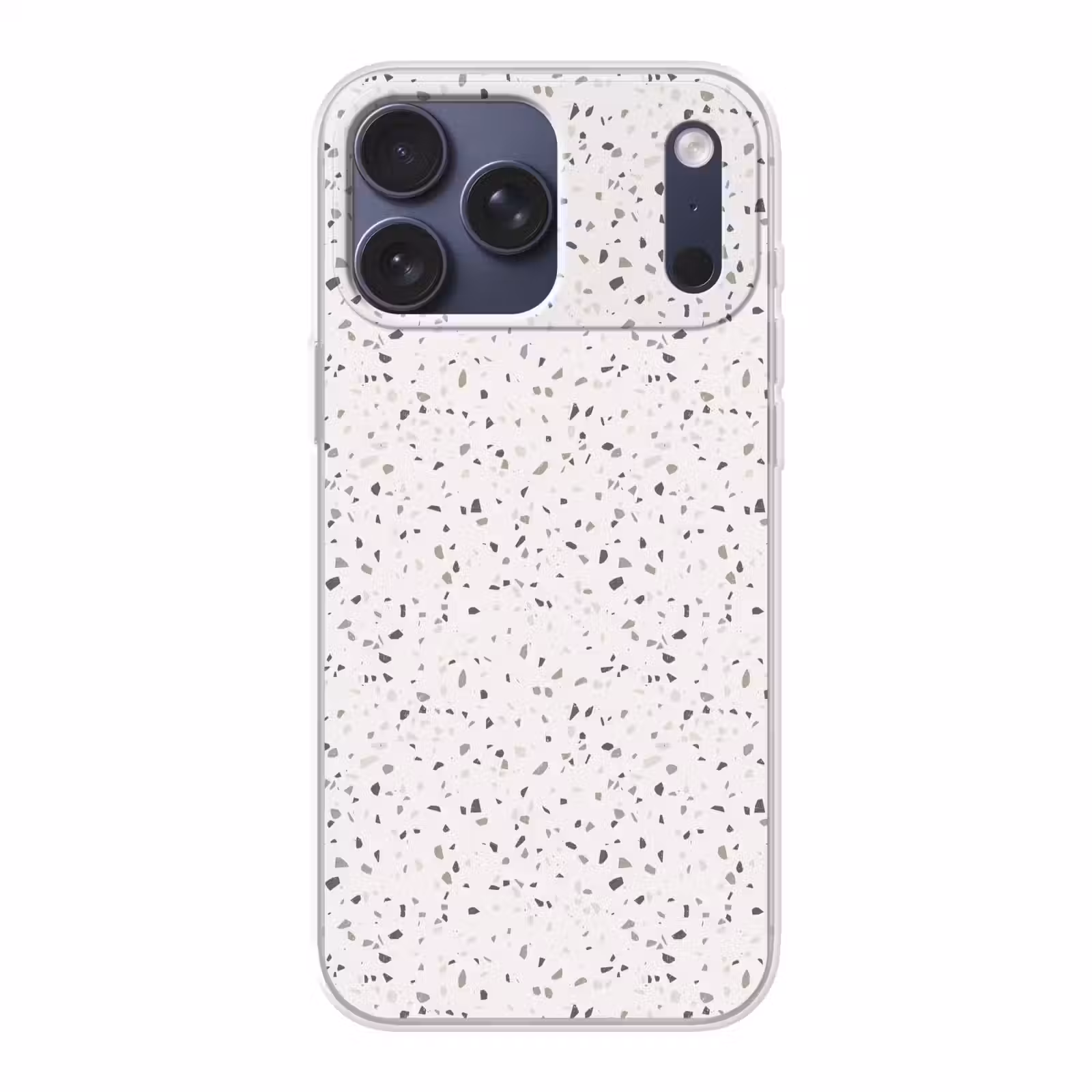 Telefoonhoesje Softcase - Terrazzo - Patroon - Créme — 1