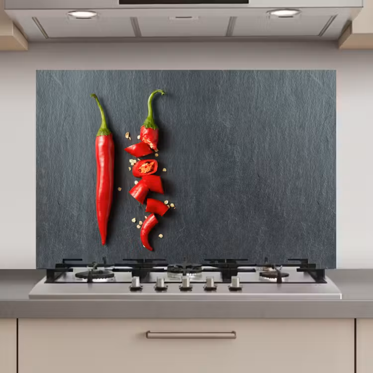 Spatscherm keuken - Het Spectrum van Pittigheid