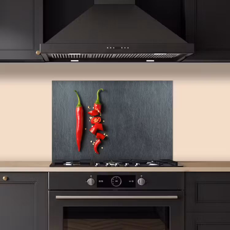 Spatscherm keuken - Het Spectrum van Pittigheid — 2