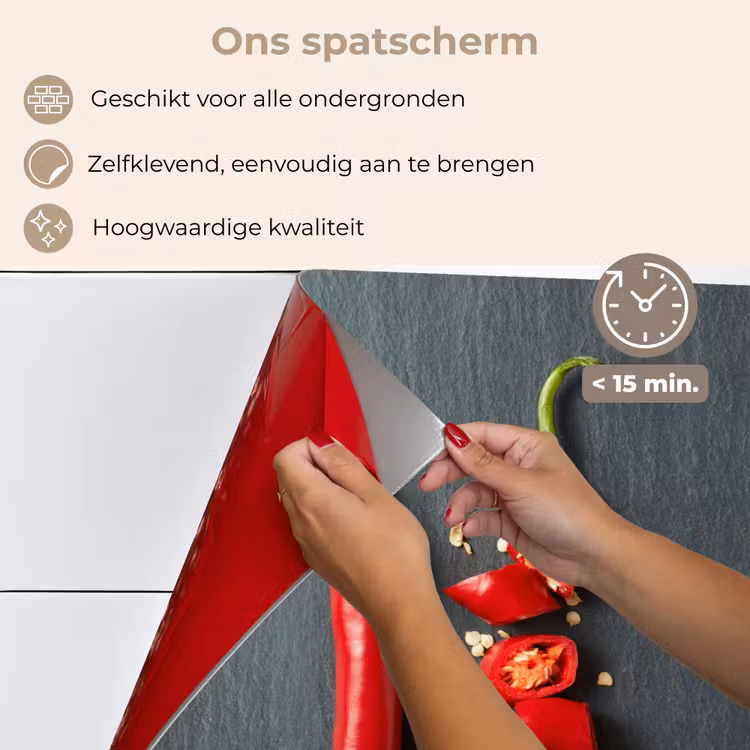Spatscherm keuken - Het Spectrum van Pittigheid — 4
