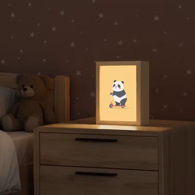 Nachtlampje - Panda op Step — 2