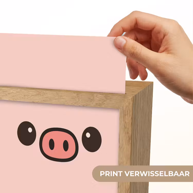 Nachtlampje - Varken - Roze - Minimalistisch — 4