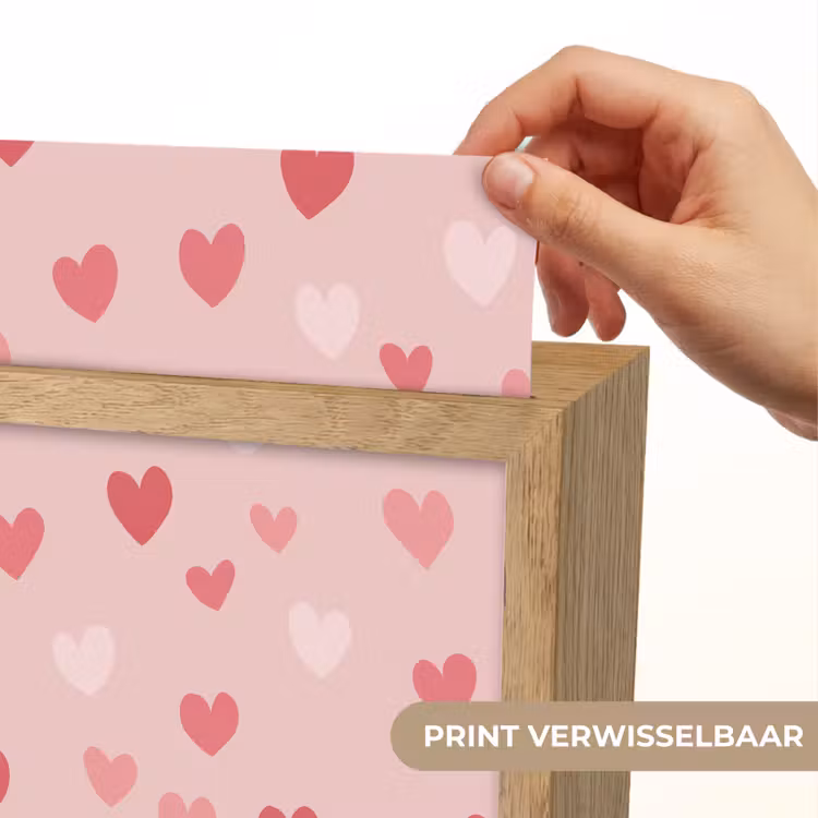 Nachtlampje - Hartjes - Patroon - Roze — 4