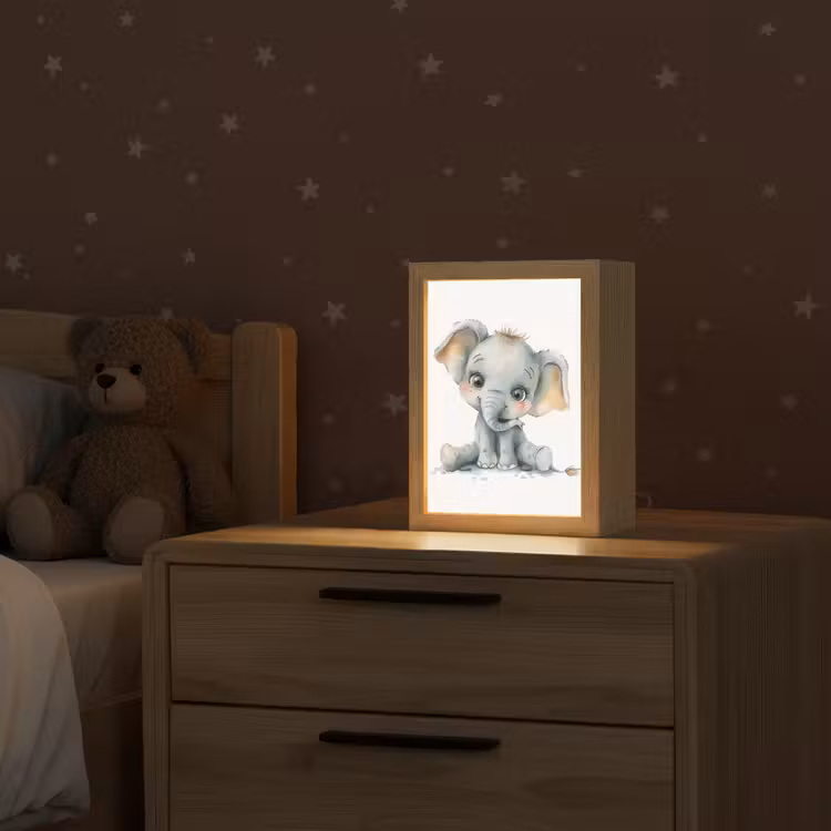 Nachtlampje - Olifant - Baby dier — 2
