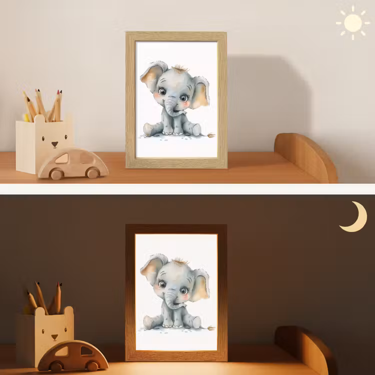 Nachtlampje - Olifant - Baby dier — 5